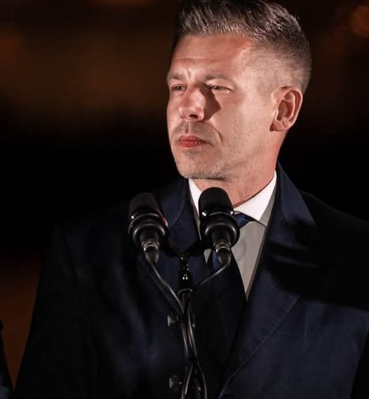 Magyar Péter, a Tisza Párt elnöke