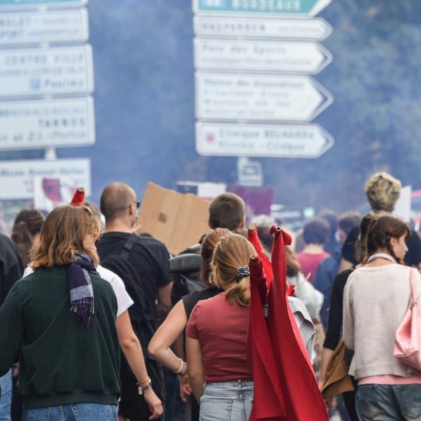 Francia diákok tüntetése 2026 őszén